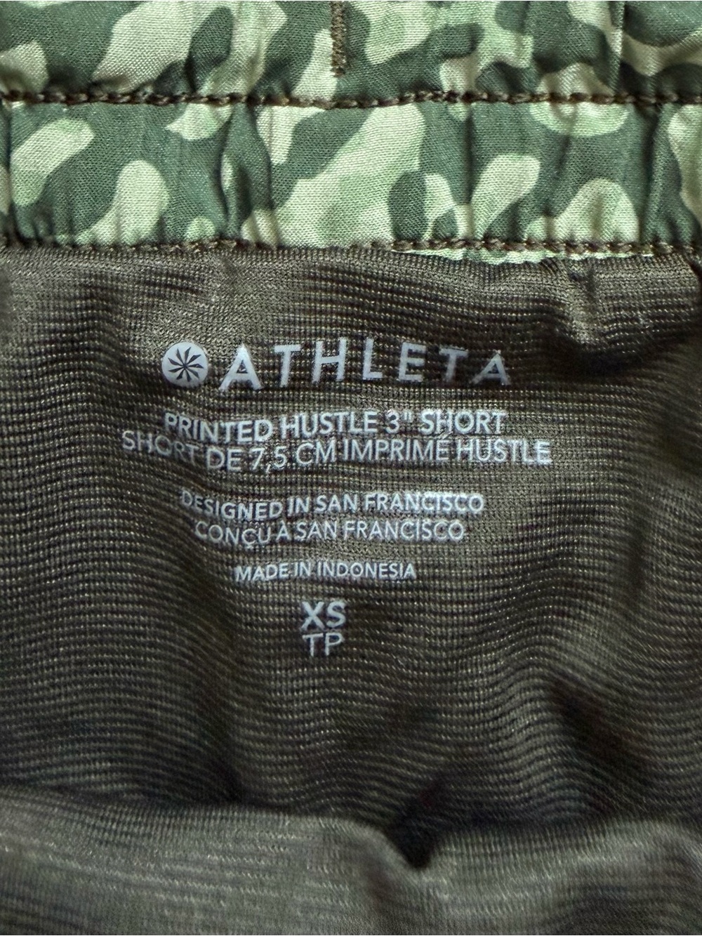 Athleta Hustle Shorts 3” Womens XS Green Lightweight Stretch Running Activewear - Picture 2 of 6